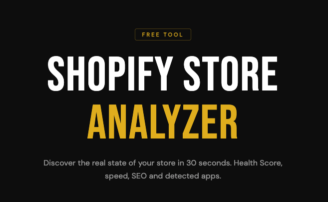 How to Audit Your Shopify Store for Free in 30 Seconds (And Know Exactly What to Fix)